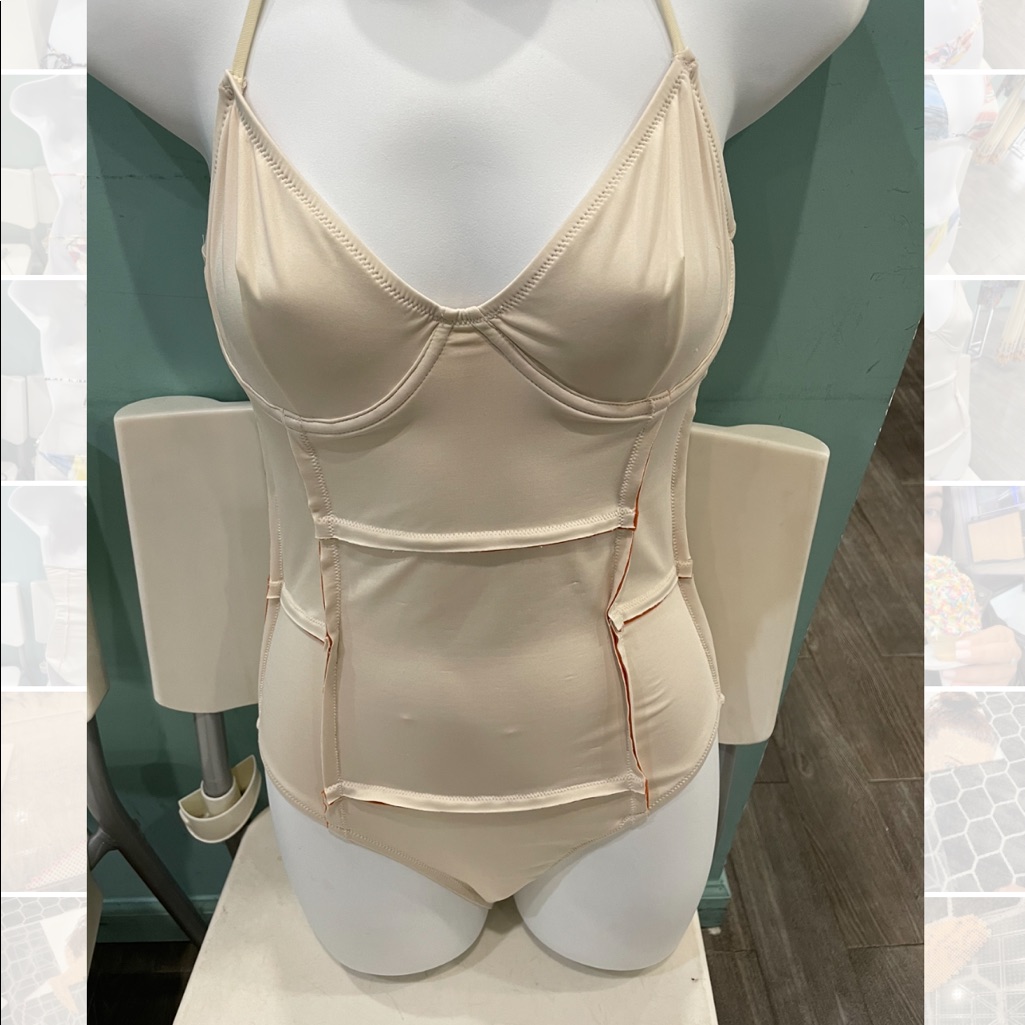 Sand & Blue One Piece